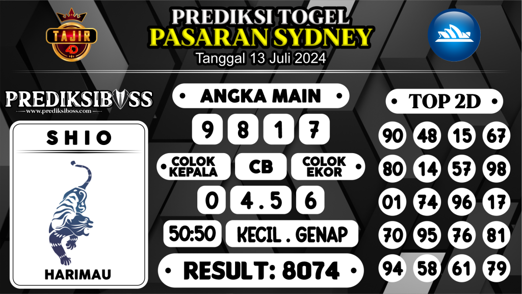 https://prediksibossgod.com/prediksi-boss-togel-sidney-sabtu-13-juli-2024/